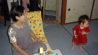 由香ちゃんちにいく