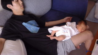 豊田から祖父母たちがやってくる